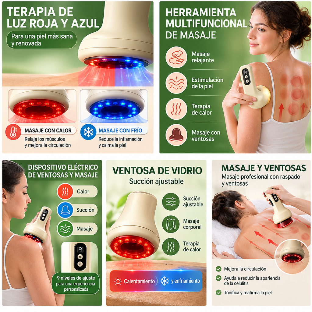 Masajeador anticelulítico reductor para mujer